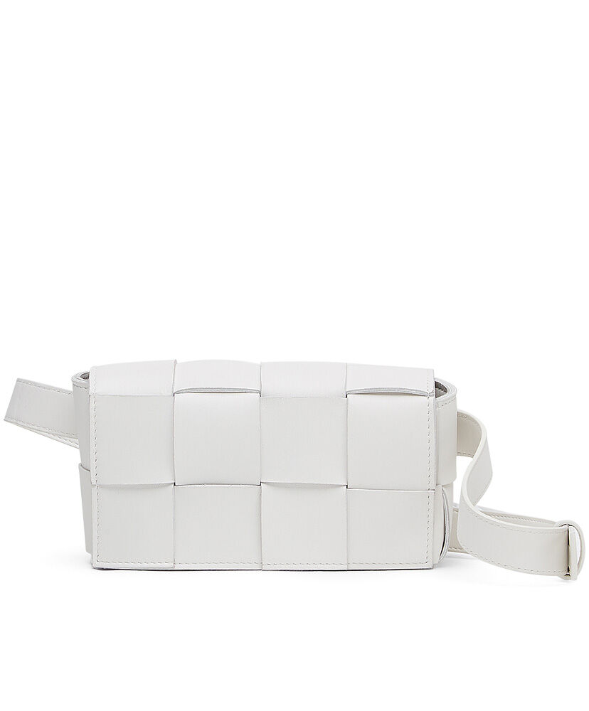 Bottega Veneta The Belt Cassette Nappa Leather White